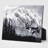 Karibik und Gebirge Plaque Fotoplatte (Seite)