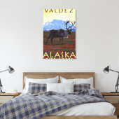 Karibik - Valdez, Alaska Leinwanddruck (Insitu (Schlafzimmer))