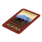 Karibik - Valdez, Alaska Magnet (Linke Seite)