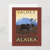 Karibik - Valdez, Alaska Postkarte (Vorne/Hinten)
