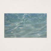 Karibik Wasser Abstrakt blauer Natur (Rückseite)