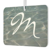 Karibik Wasser Abstrakt blauer Natur Autolufterfrischer (Links)