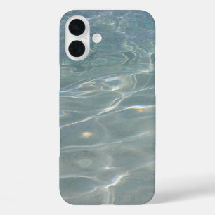 Karibik Wasser Abstrakt blauer Natur iPhone 16 Plus Hülle
