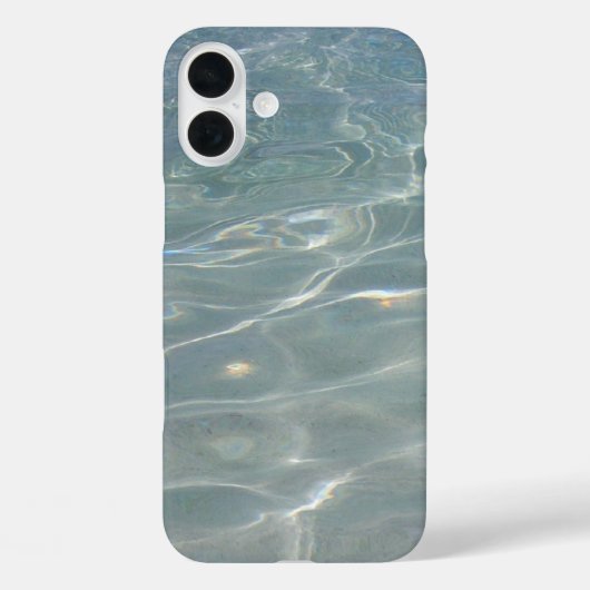 Karibik Wasser Abstrakt blauer Natur Case-Mate iPhone Hülle (Rückseite)