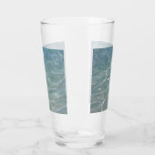 Karibik Wasser Abstrakt blauer Natur Glas (Links)
