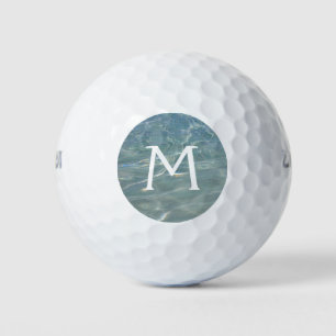 Karibik Wasser Abstrakt blauer Natur Golfball