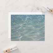 Karibik Wasser Abstrakt blauer Natur Karte (Vorderseite/Rückseite Beispiel)