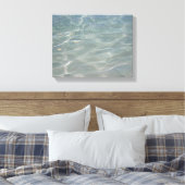 Karibik Wasser Abstrakt blauer Natur Leinwanddruck (Insitu (Schlafzimmer))