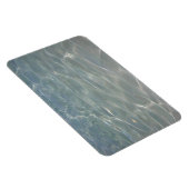 Karibik Wasser Abstrakt blauer Natur Magnet (Rechte Seite)
