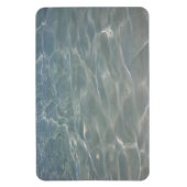 Karibik Wasser Abstrakt blauer Natur Magnet (Vertikal)
