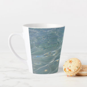 Karibik Wasser Abstrakt blauer Natur Milchtasse
