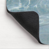 Karibik Wasser Abstrakt blauer Natur Mousepad (Ecke)
