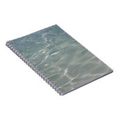 Karibik Wasser Abstrakt blauer Natur Notizblock (Rechte Seite)