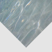 Karibik Wasser Abstrakt blauer Natur Seidenpapier (Ausschnitt)