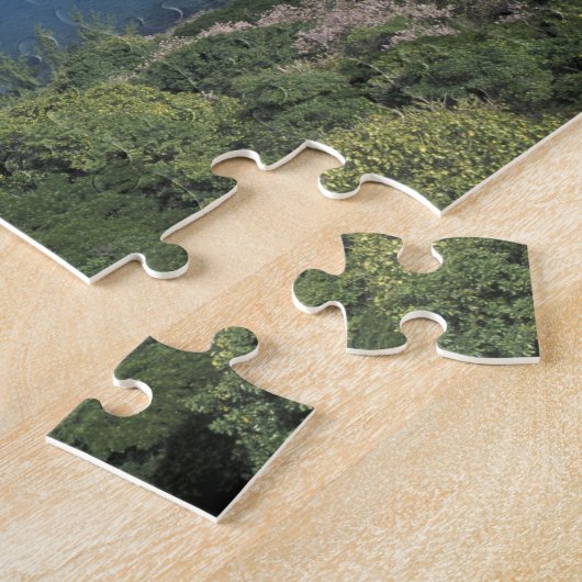 Karibik, Westindien, St. Lucia. Ansicht Puzzle (Seite)