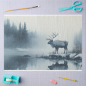 Karibik Winter Landschaft Decoupage Seidenpapier (Basteln)