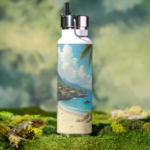 Karibik-Wochenende Trinkflasche