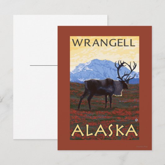 Karibik - Wrangell, Alaska Postkarte (Vorne/Hinten)