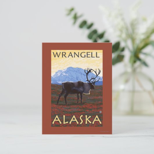 Karibik - Wrangell, Alaska Postkarte (Stehend Vorderseite)