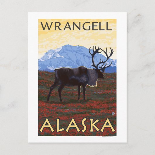 Karibik - Wrangell, Alaska Postkarte (Vorderseite)