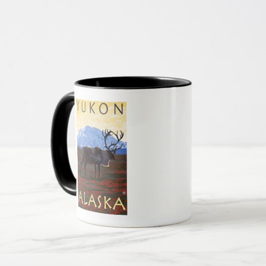 Karibik - Yukon, Alaska Tasse (Vorderseite Links)