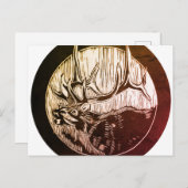 Karibikbaum und Landscaping Postkarte (Vorne/Hinten)