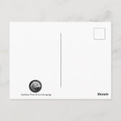 Karibikbaum und Landscaping Postkarte (Rückseite)