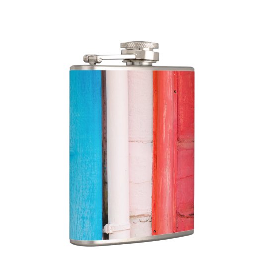 Karibikfarben - abstrakt flachmann (Rechts)