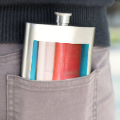 Karibikfarben - abstrakt flachmann (Beispiel)