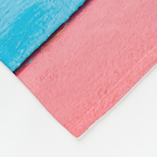 Karibikfarben - abstrakt fleecedecke (Ecke)