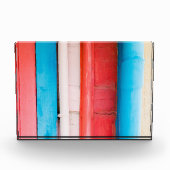 Karibikfarben - abstrakt fotoblock (Vorderseite)