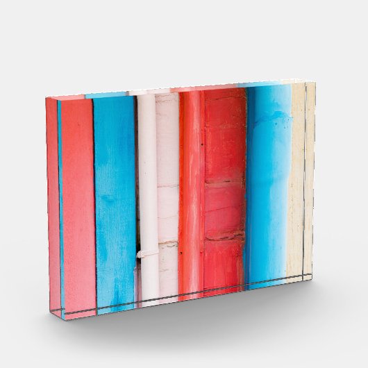 Karibikfarben - abstrakt fotoblock (Links)