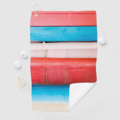 Karibikfarben - abstrakt golfhandtuch (Insitu)