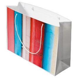 Karibikfarben - abstrakt große geschenktüte