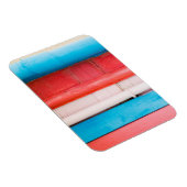 Karibikfarben - abstrakt magnet (Rechte Seite)