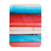 Karibikfarben - abstrakt magnet (Vertikal)