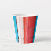 Karibikfarben - abstrakt milchtasse (Vorderseite)