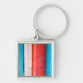 Karibikfarben - abstrakt schlüsselanhänger (Vorne)