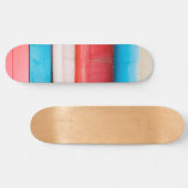 Karibikfarben - abstrakt skateboard (Horizontal)