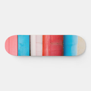 Karibikfarben - abstrakt skateboard
