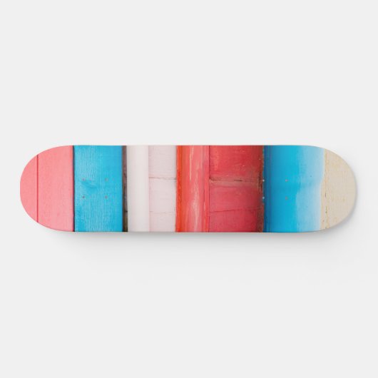Karibikfarben - abstrakt skateboard (Horizontal)