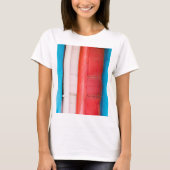 Karibikfarben - abstrakt T-Shirt (Vorderseite)