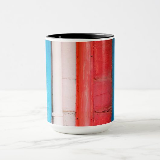 Karibikfarben - abstrakt tasse (Zentrum)