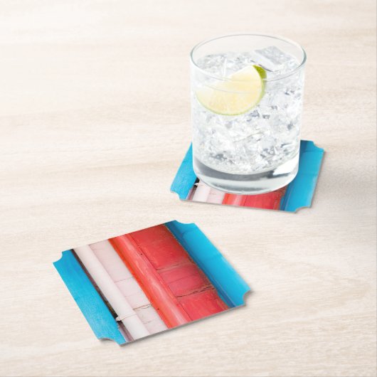 Karibikfarben - abstrakt untersetzer (Vor Ort)