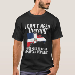 Karibikflagge I Dominikanische Republik - Flagge I T-Shirt