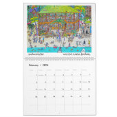 KaribikIllustrationen von Kristin Calendar Kalender (Feb 2026)