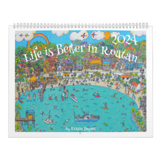 KaribikIllustrationen von Kristin Calendar Kalender