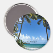 Karibikinsel, Martinique Magnet (Vorderseite/Rückseite)