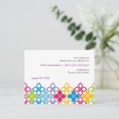 Karibikinseln Hochzeit Sichern Sie die Datumskarte Save The Date (Stehend Vorderseite)