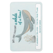 Karibikinseln Kajak Schifffahrt Magnet (Vertikal)